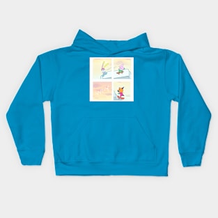 Sliding plate Kids Hoodie